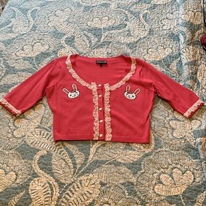 Sourpuss Bunny Cardigan